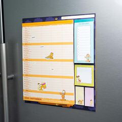 Planificador imant mes/vista 16 mesos multilingüe 2025-26 Garfield