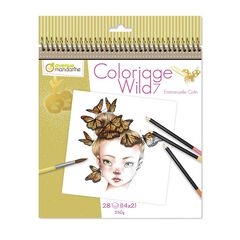 Cuaderno para colorear Avenue Mandarine Wild7