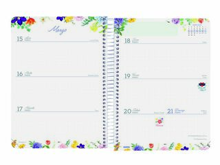 Agenda Finocam 16M Cloe E10 Sem/Vista Castellano 2026-27 Rosa