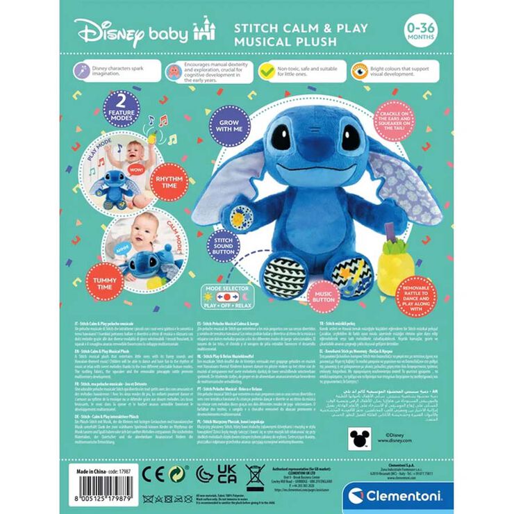 Peluix musical Stitch