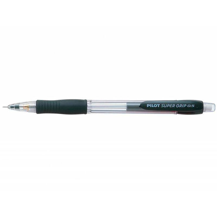 Portamines Pilot Supergrip 0,5mm negre 12u