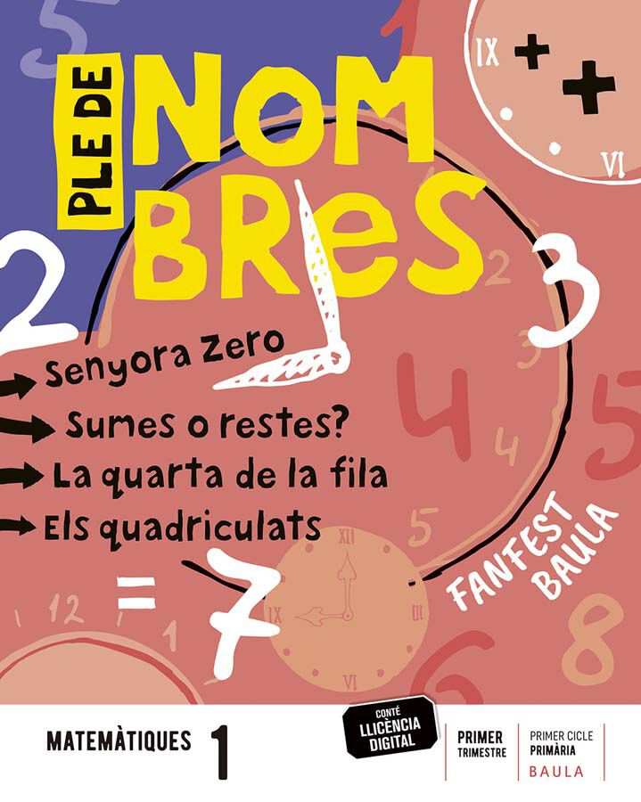 Matem&agrave;tiques 1R Prim&agrave;ria. Llibre De L'Alumne