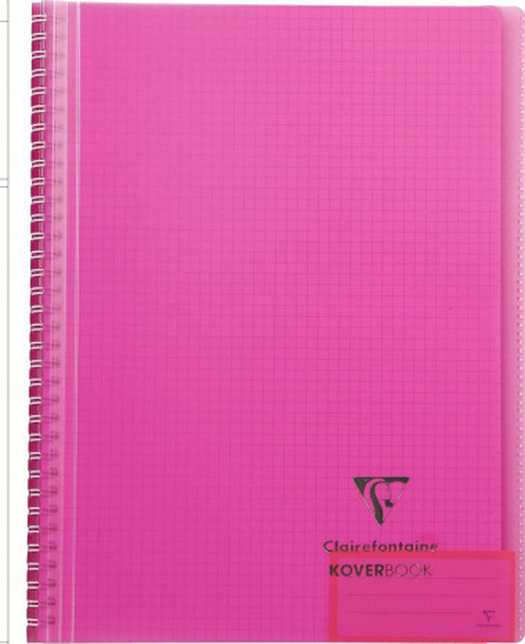 Libreta espiral Clairefontaine Koverbook A4 160 hojas 5x5