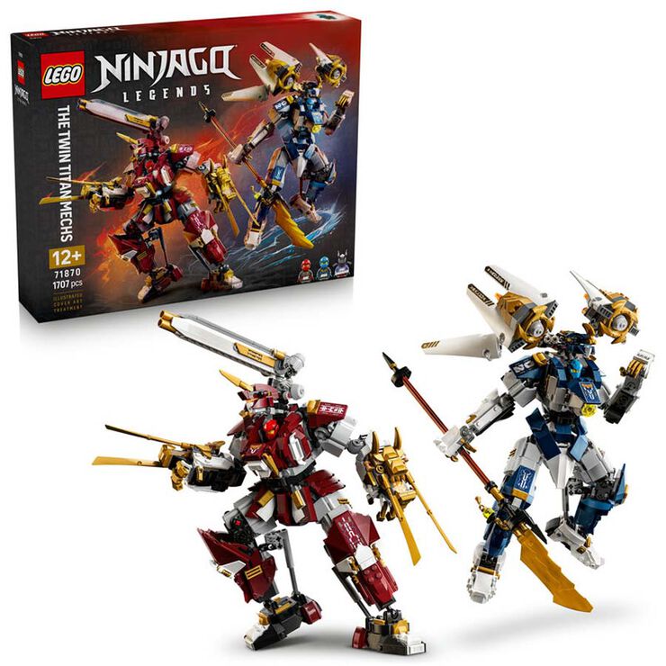 LEGO&reg; Ninjago Los Robots Titanes Gemelos 71870