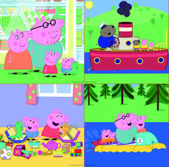 Puzle 6-9-12-16 Progressiu Peppa Pig