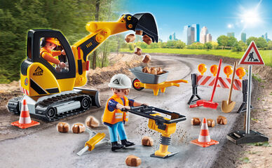 Playmobil City Construcción de carreteras 71045