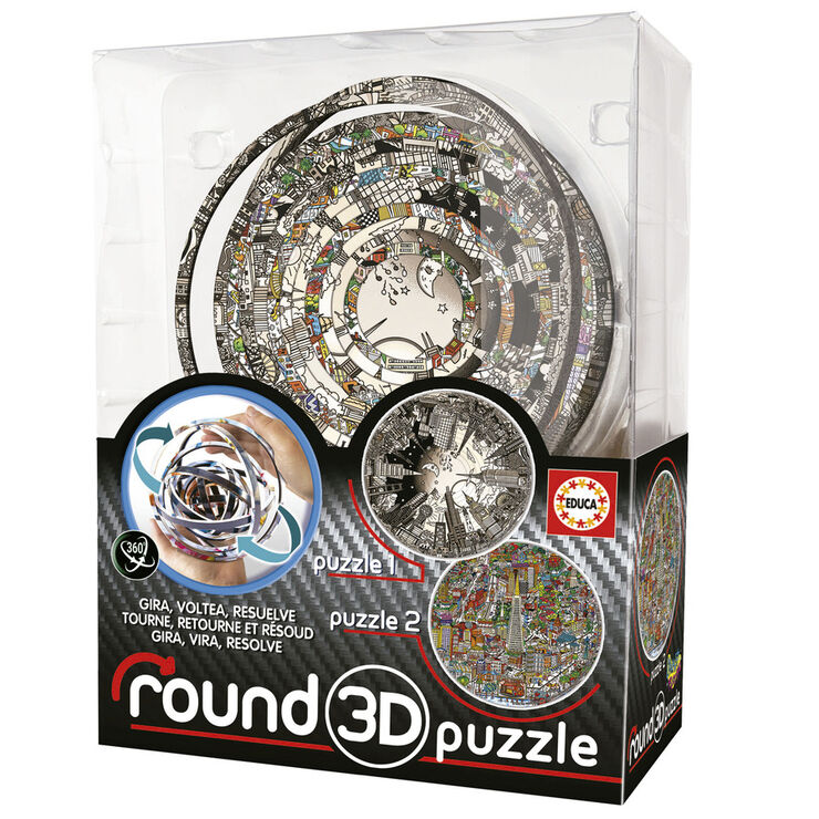 Puzle 3D Round Charles Fazzino