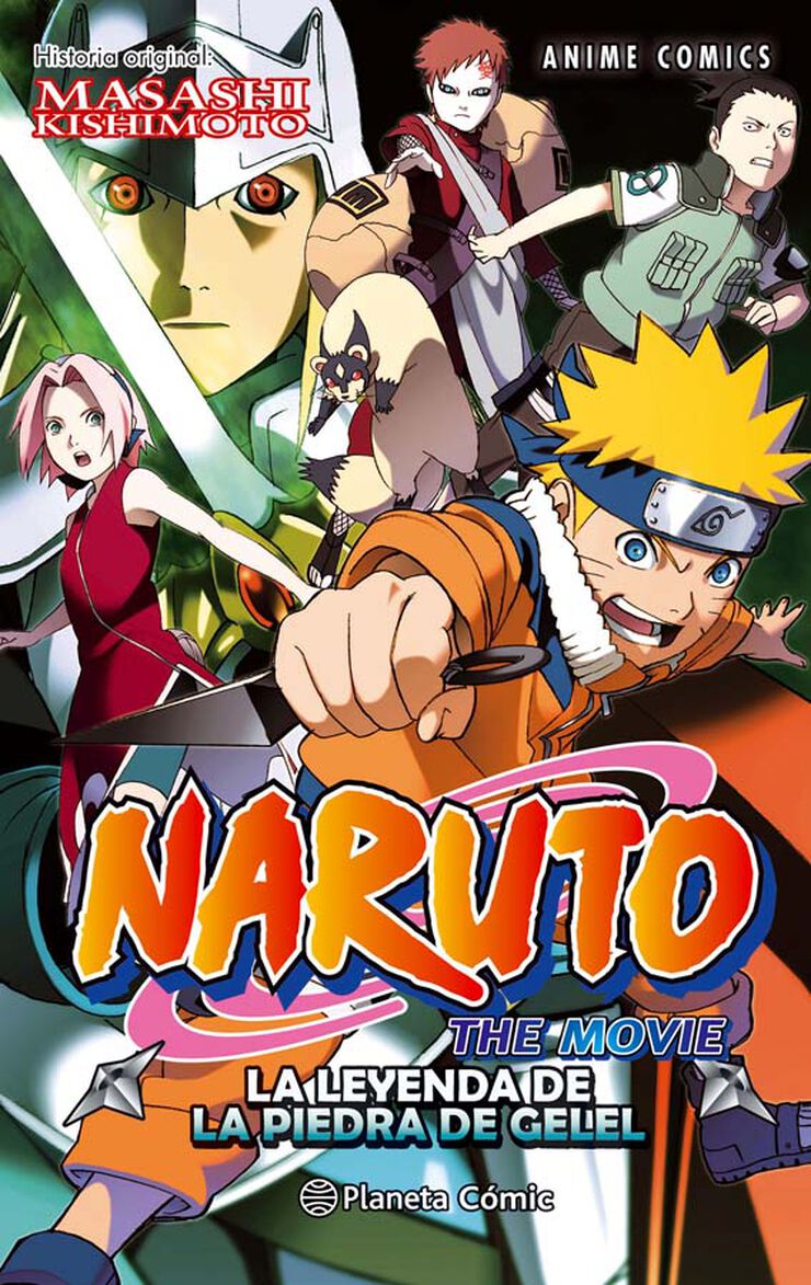 Naruto Anime Comic nº 03 La leyenda de la piedra de Gelel