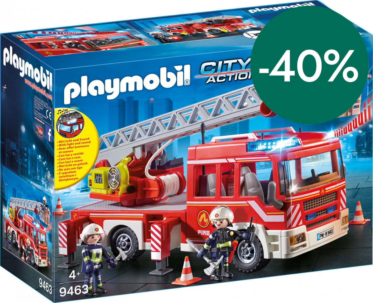 Playmobil City Action Bombers cami&oacute; escala 9463