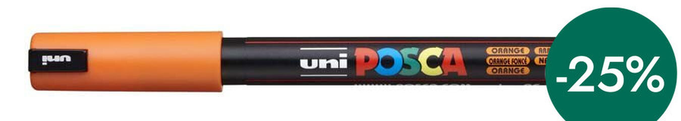 Rotulador Posca PC-1MR 0,7mm naranja