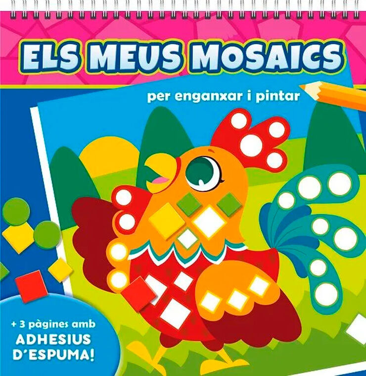Els meus mosaics per enganxar i pintar. Animals domèstics