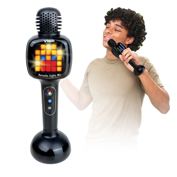 Micr&ograve;fon de karaoke Disco Lights