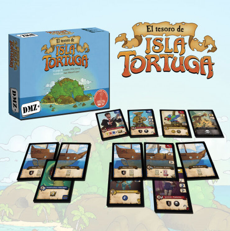 Juego de cartas DMZ Games El tesoro de la isla
