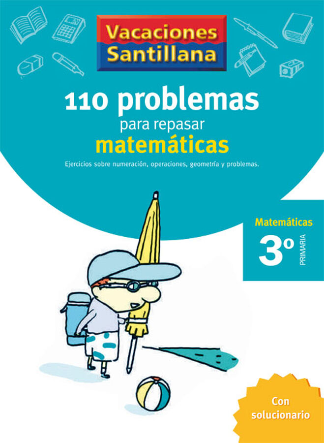 110 problemas para repasar matem&aacute;ticas 3&ordm; Primaria