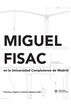 Miguel Fisac en la Universidad Complutense