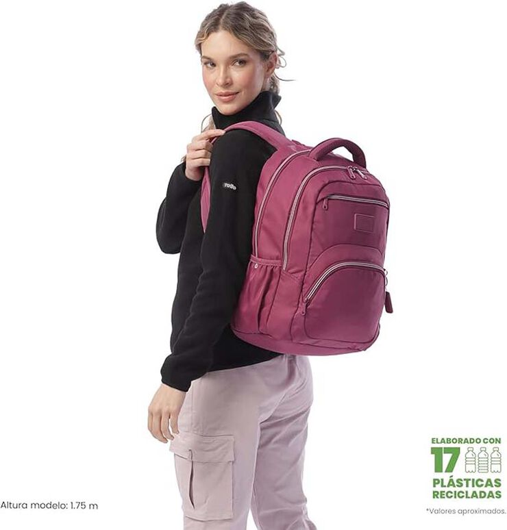 Motxilla Totto Tracer burgundy