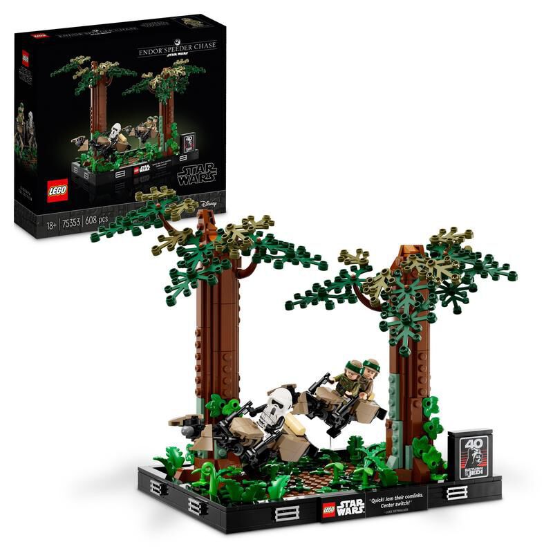 LEGO&reg; Star Wars Diorama: Duel de Speeders a Endor 75353