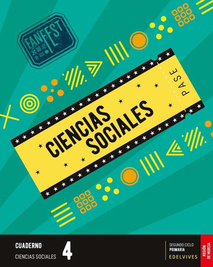Ciencias Sociales 4.&ordm; Primaria. Cuaderno. Murcia