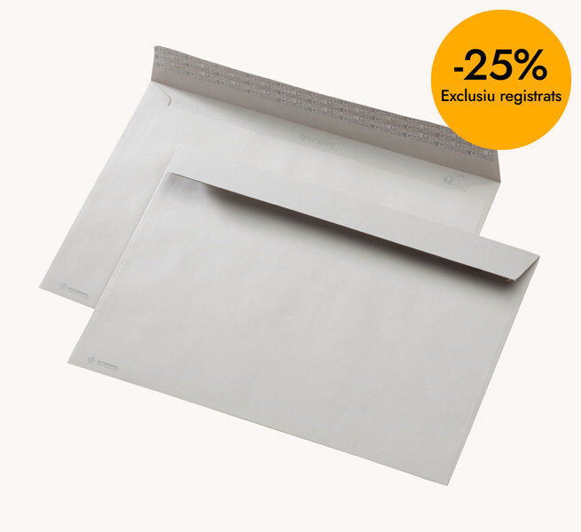 Sobres reciclat 229x324mm 100g 250u