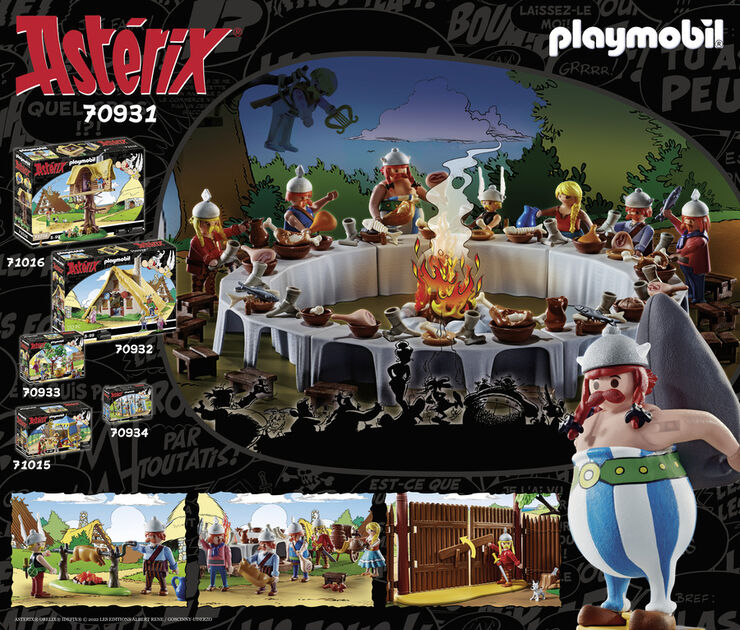 Playmobil Astérix banquet al llogaret 70931