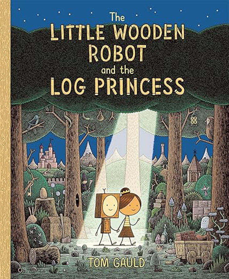 The little wooden robot and the log princess