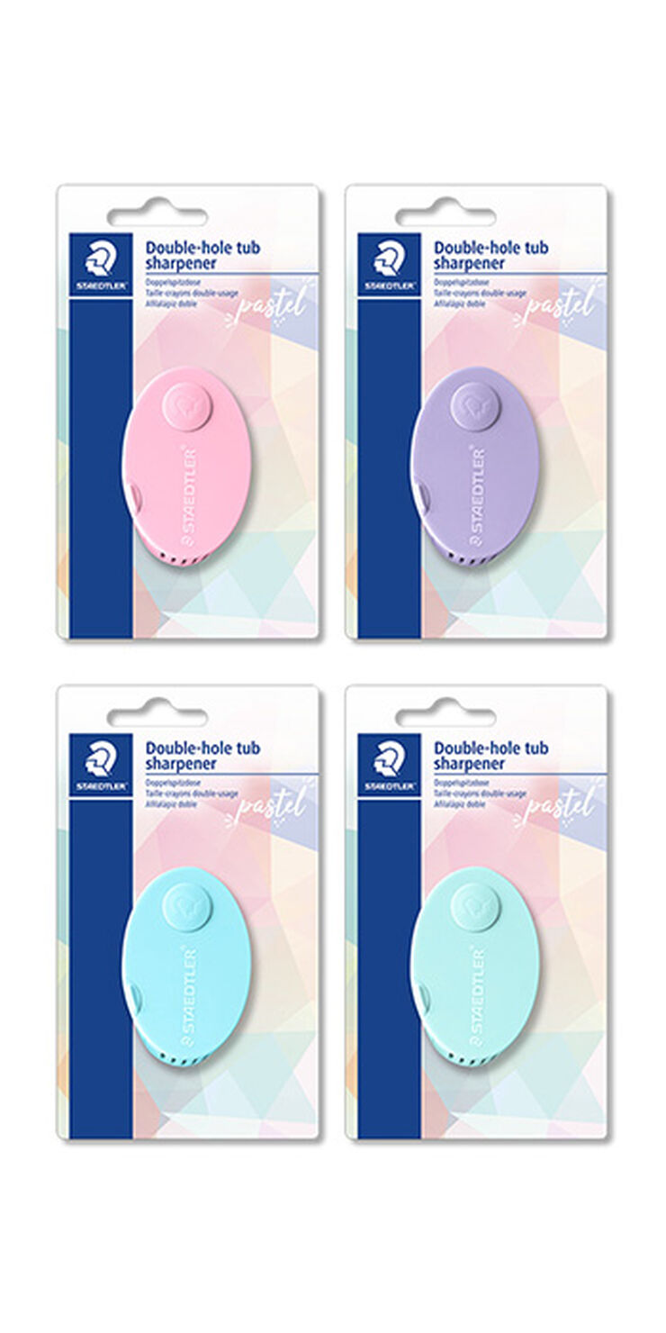Sacapuntas con depósito Staedtler pastel