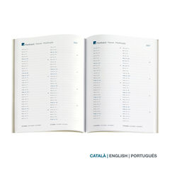 Agenda Miquelrius Plus Setmana Vista Catal&agrave; Quadres 2027 Multicolor