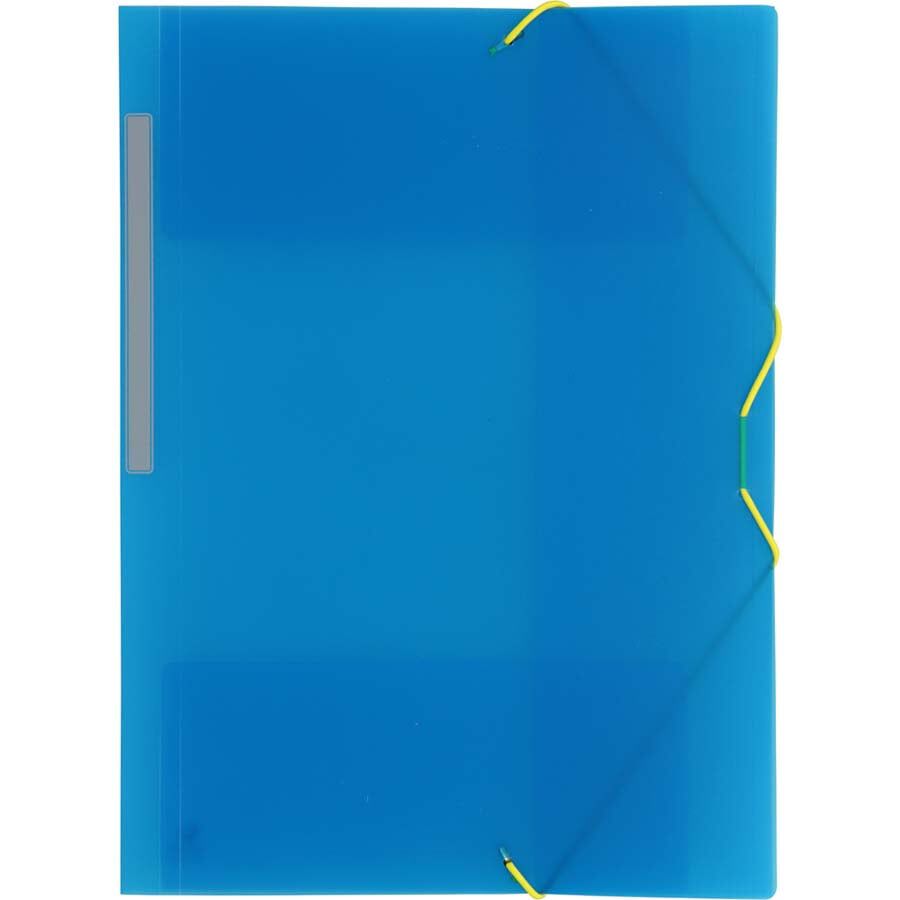 Carpeta gomes i solapes Foli Grafoplas pp blau