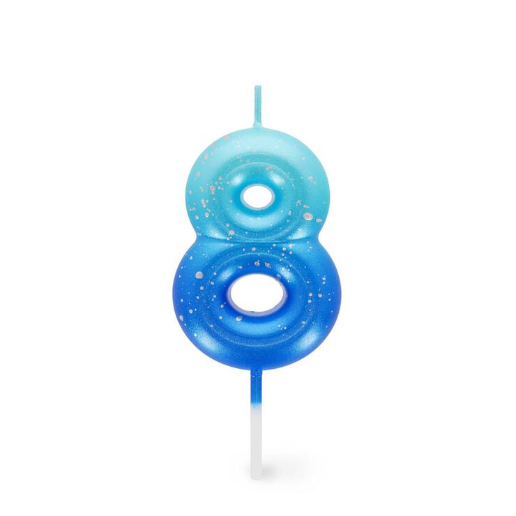 Vela Legami verde/azul nº8