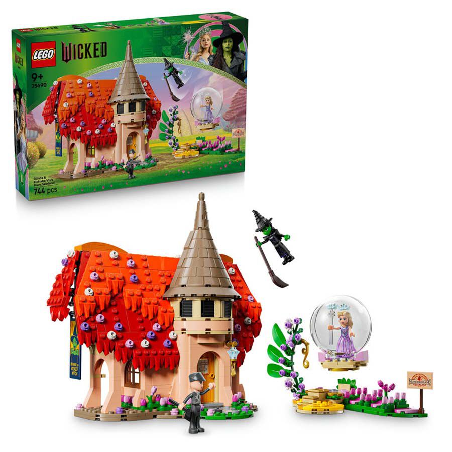 LEGO&reg; Wicked Glinda y Elphaba Visitan Munchkinland 75690