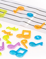 notas musicales Miniland Translúcidas