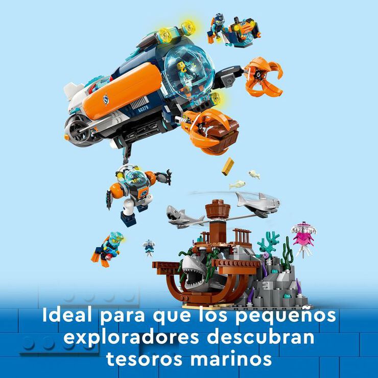LEGO® City SubmariNo Explorador de las Profundidades Marinas 60379