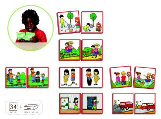 Joc d'associaci&oacute; Akros Les bones maneres Medi ambient