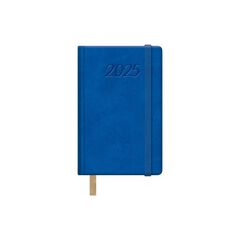 Agenda Samba 8,5x13 sem/vista castellano 2025 azul