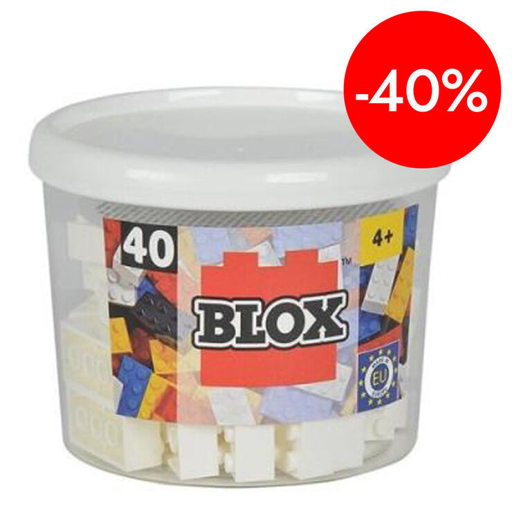 Blox Pot 40 Blocs Blancs