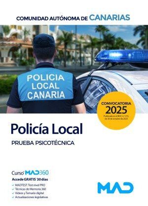 Polic&iacute;a Local de Canarias. Prueba Psicot&eacute;cnica