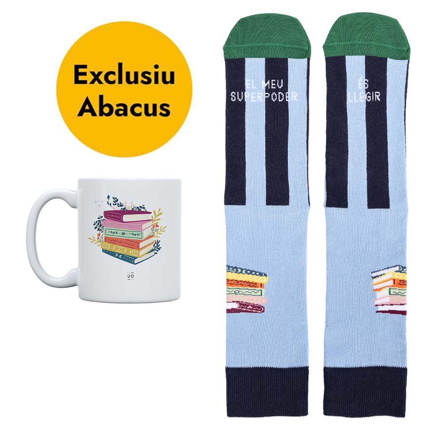 Pack Tassa + Mitjons T.36-42 ''El Meu Superpoder &eacute;s llegir''