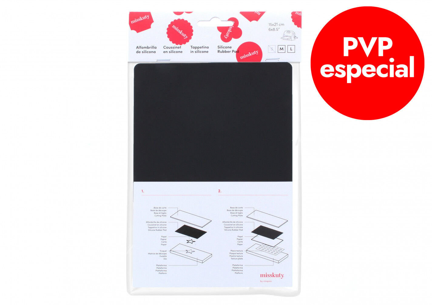 Alfombrilla silicona para Repujado