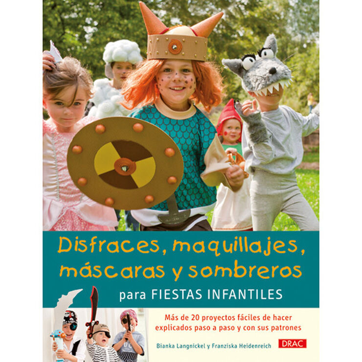 Disfraces, maquillajes, máscaras, y sombreros para fiestas infantiles
