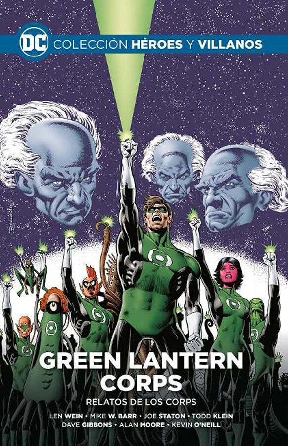 H&eacute;roes y villanos coleccionable # 62 green lantern corps relatos de los corps