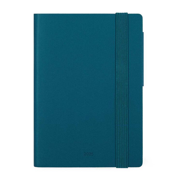 Agenda Legami Small día/pág mult 2025 Tealblue