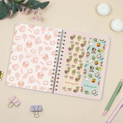 Agenda Finocam escolar The Flower Journal E10 setm/vista cas 2025-26 verd