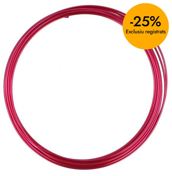 Hilo aluminio Innspiro 1,5mm 5m rojo