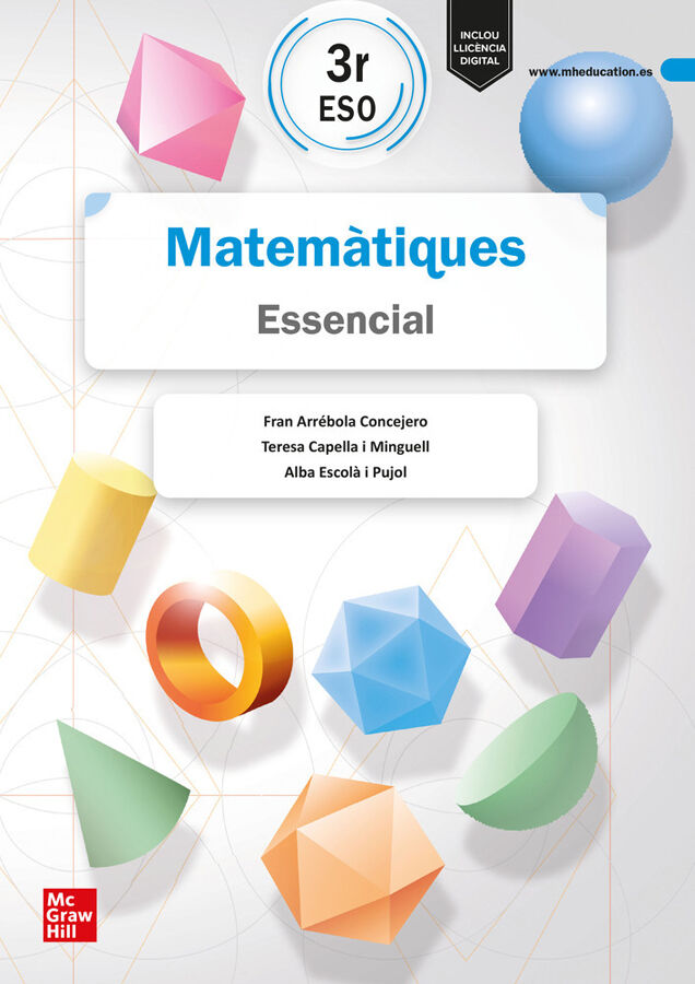 Matem&agrave;tiques 3r ESO. Essencial