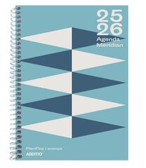 Agenda escolar Meridian setm/vista 2025-26 Additio català