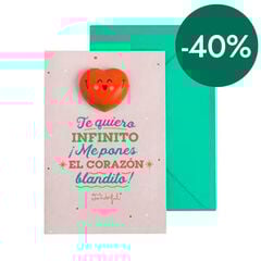 Postal Mr.Wonderful Squishy Me pones el coraz&oacute;n blandito