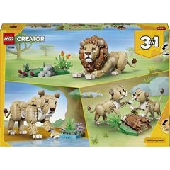 LEGO&reg; Creator Animales Salvajes: Le&oacute;n Majestuoso 31386