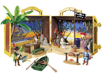 Playmobil Pirates Illa maletí 70150