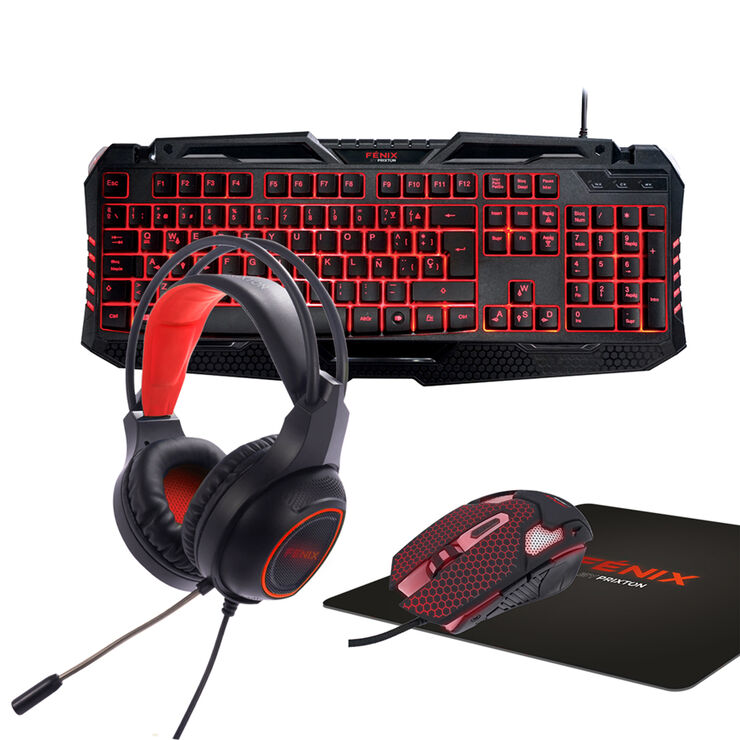 Kit Gaming Fenix Aur+Teclat+Ratoli