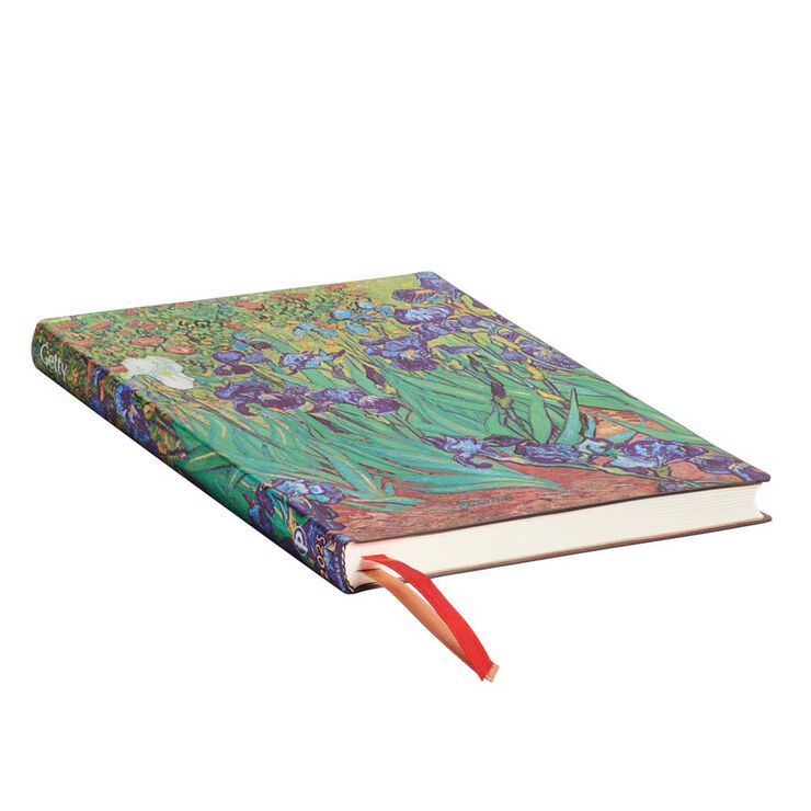 Agenda Paperblanks Flexi Lirios Van Gogh Maxi sem/vista castellano 2025